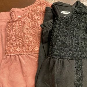 LOT of 2 Long Sleeve Old Navy tops